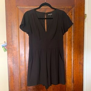 Black Express Romper